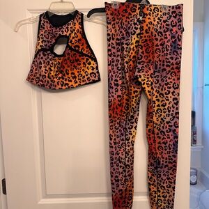 SAVAGE X FENTY- Leopard Print Activewear Set